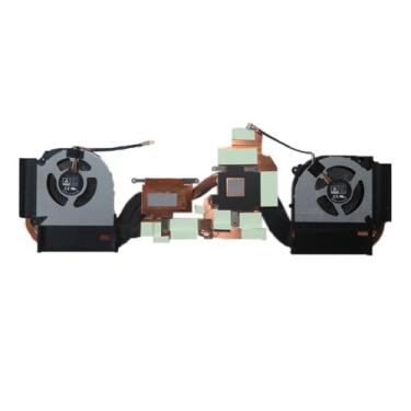 Imagem de Ventoinha e dissipador de calor para CPU e GPU de notebook para Gigabyte G6 KF 2023 (2023) RTX4060 G6 KF RC56 DC 5V 0,5A 4 pinos novo