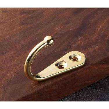 Imagem de 12 ganchos para casaco montados na parede – cabides resistentes para chapéus, chaves, toalhas e casacos (inclui 24 parafusos)