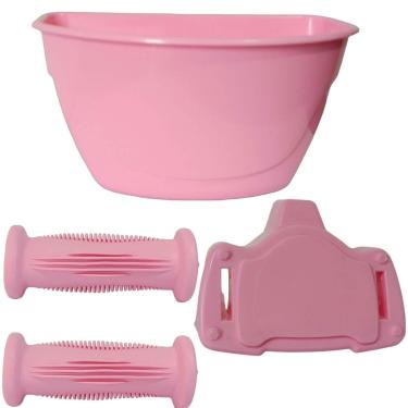 Imagem de Kit Cestinha Mais Para-Lamas Bicicletas Do aro 16 Nathor-Unissex