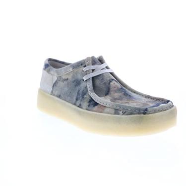Imagem de Clarks Bota Chukka masculina de camurça camuflada branca Wallabee Cup, Camuflagem off-white, 42