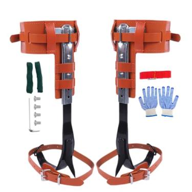 Imagem de Esporas de escalada de árvores, equipamento de escalada de árvores para atividades ao ar livre, acessórios ergonômicos para atividades ao ar livre, suprimentos para colheita de frutas, sobrevivência