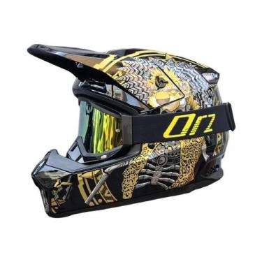 Imagem de Capacete Completo Para Corrida off Road De Motocicleta E Bicicleta Spe