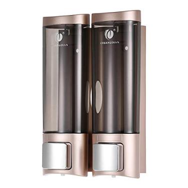 Imagem de Dispenser Manual de Parede Shampoo Líquido para Chuveiro Sabonete Mãos Lotion Banheiro Restroom Hotel Comercial Lar Escritório Locais Públicos