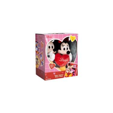Imagem de Pelucia Disney Mickey e Minnie Dia dos Namorados - BR2429 MULTIKIDS