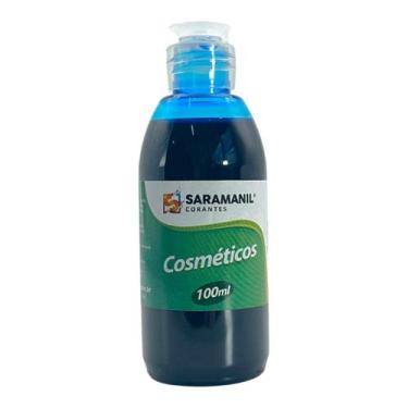 Imagem de Corante Líquido Cosmético Sabonete 100ml Azul Saramanil