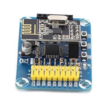 Imagem de Garosa Controle Remoto Sem Fio, Material ABS, Comunicação Criptografada 2.4G, Controle de Motor de Leme de 8 Canais para Modelos de Aviões e Entusiastas de RC