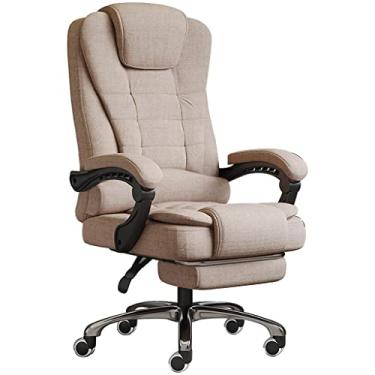 Imagem de Cadeira executiva comercial cadeira de escritório giratória para computador, cadeira executiva de escritório, cadeira executiva confortável com apoio para os pés, fácil de instalar