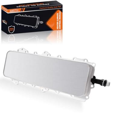 Imagem de Refrigerador de óleo do motor LR010754 compatível com Land Rover Discovery LR4/Range Rover Sport/Velar 2014-2021, para Jaguar XE XF XJ XK F-Pace F-Type 3.0L 5.0L V6 V8, AJ811959 9W836A6422 AF