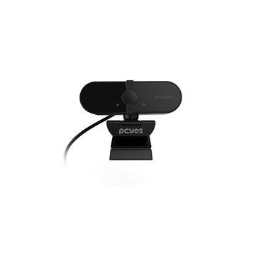 Imagem de Webcam Pcyes Raza 2K-01, 2K, Foco Automático, Com Microfone, Preto - Rz2K01 