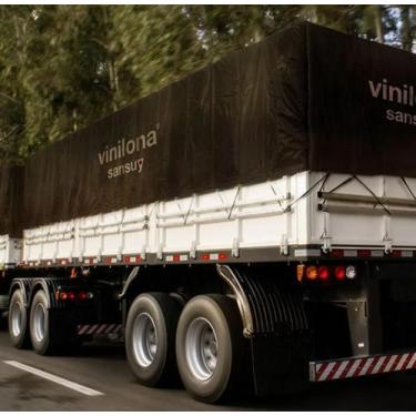 Imagem de Lona Emborrachada PVC Vinilona Sansuy Carga Caminhão 12X6 Diversas Cor
