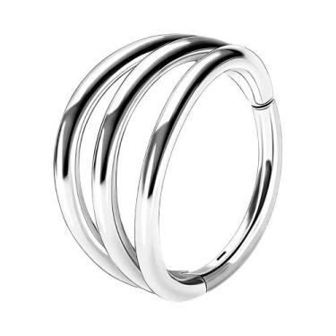 Imagem de Piercing De Aço Inoxidável Em Formato De Coração Para Orelha (Tragus, 