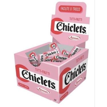 Imagem de Chiclets Adams Tutti Frutti Caixa C/100unid - 280g