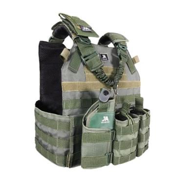 Imagem de Colete Tático Modular Plate Carrier 5 Acessórios - JA Rio Militar, Ver
