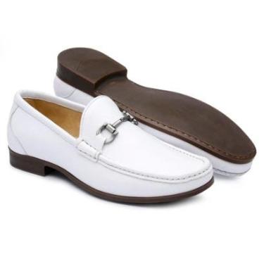 Imagem de Sapato Social Couro Jacometti Masculino Sola Borracha Macio Troy 43-Masculino