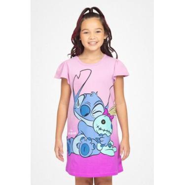 Imagem de Vestido Disney Lilo & Stitch Verão - Fakini, Roxo, 8