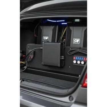 Imagem de Fonte Automotiva 50A 12V Bivolt Carregador Inteligente Som - Congratul