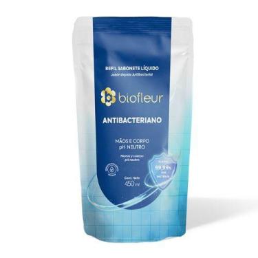 Imagem de Sabonete liquido biofleur refil 450ml biobac antibacteriano