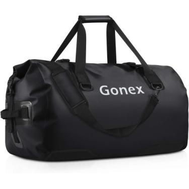 Imagem de Mochila Gonex 40L impermeável para viagem seca preta