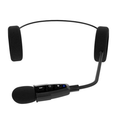 Imagem de Microfone Capacete Ejeas E1+ Fone De Ouvido Bluetooth 5.1 Moto Bateria