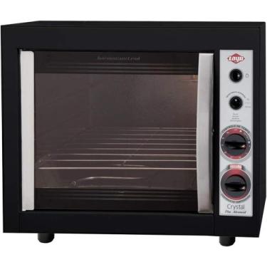 Imagem de Forno Elétrico De Bancada Layr Crystal Plus Black Advanced 46 Litros, 