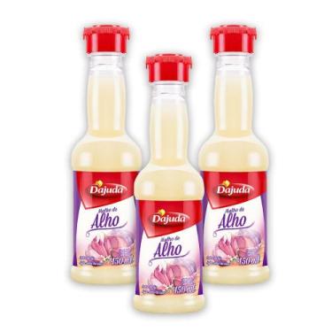 Imagem de 03Un Molho De Alho DAjuda 150Ml Para Salada Churrasco Lanches Pão Rece