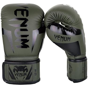 Imagem de Venum Luvas de boxe Elite - cáqui/preto - 340 g