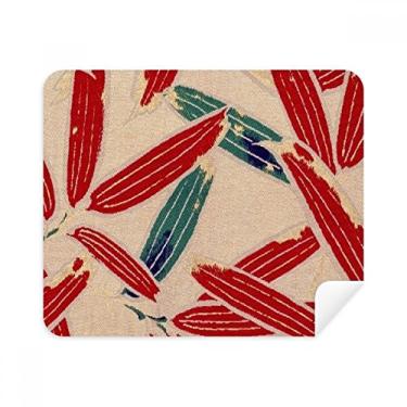 Imagem de Pano de limpeza de tela japonês Ukiyoe vermelho azul 2 peças de tecido de camurça