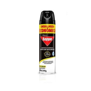 Imagem de Inseticida Aerossol Baygon Mata Baratas e Formigas 360ml Embalagem Econômica