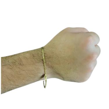 Imagem de Pulseira 2 Milímetro Piastrine de Moeda Antiga 1,7g