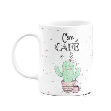 Imagem de Caneca Fofa como um cacto - com caf?, sem caf?