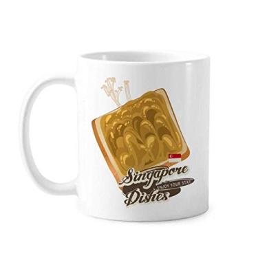 Imagem de Caneca tradicional Singapore Kaya Toast cerâmica cerâmica café xícara de porcelana louça