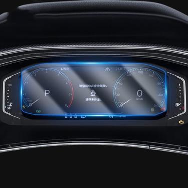 Imagem de LAVIYE Acessórios do carro refit Painel de instrumentos Filme de vidro temperado Anti-scratch Protector Digital, para Volkswagen Arteon 2020-2023