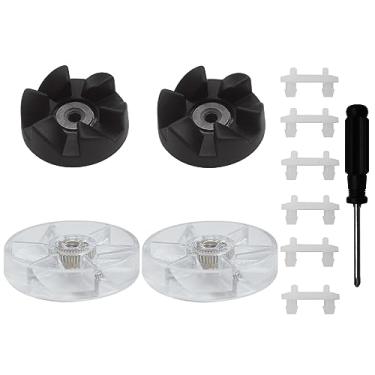 Imagem de iParto Substituição de engrenagem de motor de base superior compatível com Nutribullet 600W, 900W, 900 W, 900 Pro Series Engrenagem de lâmina de borracha com almofada de choque e chave de fenda