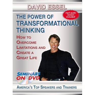 Imagem de Transformational Thinking - How to Overcome Limitations and Create a Great Life - Seminars On Demand Personal Development Training Video - Speaker David Essel - Includes Streaming Video + DVD + Streaming Audio + MP3 Audio - Compatible with All Devices