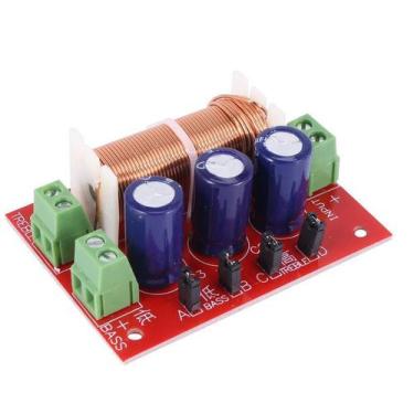 Imagem de Divisor de frequencia 2 vias 400W caixa ajustavel crossover - Brasil H