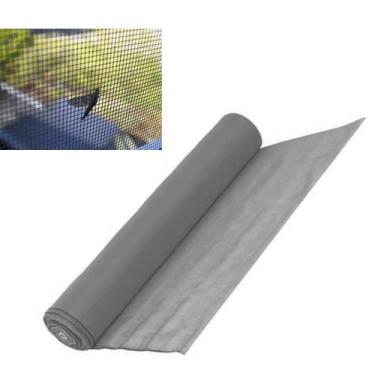 Imagem de Tela Mosquiteiro Inseto Pernilongo Janela Porta Rolo 25 Metros Mosca M