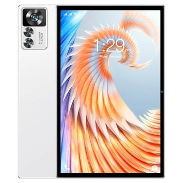 Imagem de Tablet 12S PRO, 8GB RAM, 256GB ROM, Tela Imersiva de 10.1', Câmera Traseira 32MP, Câmera frontal de 16MP, Wifi, Android 13, 8800mAh Bateria, Dual-SIM (silver)