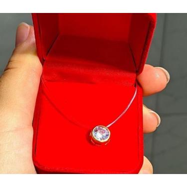 Imagem de Colares Colar Gargantilha Feminino/ Masculino Pingente Cruz Fé Vida Pé