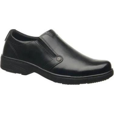 Imagem de Sapato Social Masculino Pegada Mocassim Couro Natural 121272, 41, Pret