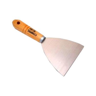 Imagem de Espátula De Aço Temperado Com Cabo De Madeira Pintura Gesso