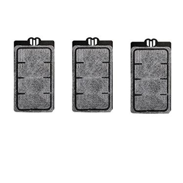 Imagem de FRIRODSAY Cartuchos de filtro de aquário adequados para 3,5 W 280 L/H filtro de tanque de peixes de baixa água tartaruga répteis anfíbios sapo caranguejo ciclídeos placa de filtro de tritão (cartuchos