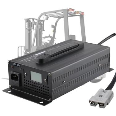 Imagem de Carregador de bateria de empilhadeira 12V/24V/36V/48V/60V/72V Carregadores de baterias de chumbo-ácido com plugue Anderson para empilhadeira elétrica, paleteira,72v 12a,50A