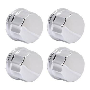 Imagem de Tampa das Tampas do Cubo Roda do Pneu, 4 Unidades de Tampa do Cubo Roda Central do Pneu ATV, Acabamento de Galvanoplastia para Rodas de Liga Leve de 8 Polegadas, 10