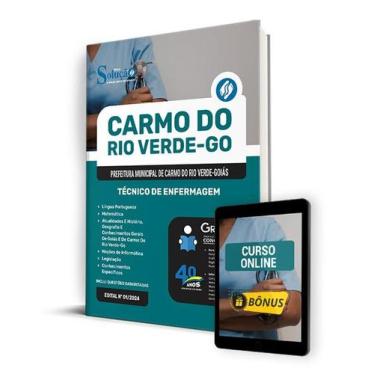 Imagem de Apostila Prefeitura de Carmo do Rio Verde - GO 2024 - Técnico de Enfer