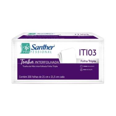 Imagem de Papel Toalha Interfolhado Folha Tripla 22cm Caixa com 2400 Folhas Inov