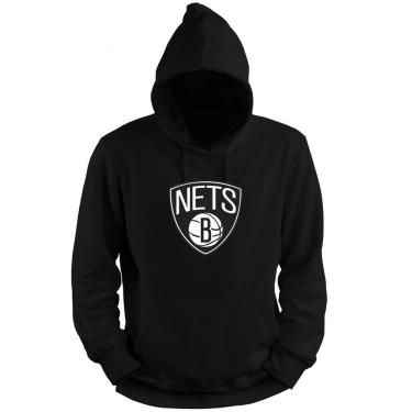 Imagem de Blusa Moletom Capuz Basquete Brookyln Netss Kyrie KD Basketball