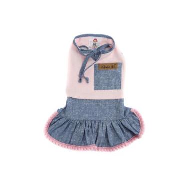 Imagem de Vestido Elegance para Cachorro e Gato Pet - Bichinho Chic, Rosa, 4