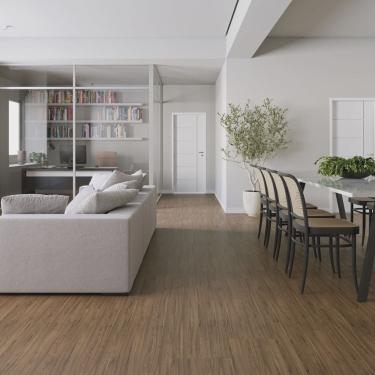 Imagem de Piso Laminado 35,7cm X 7mm X 1,35m Max Elegance Click Eucafloor - caixa com 3,87m2 - Noce Borgonha