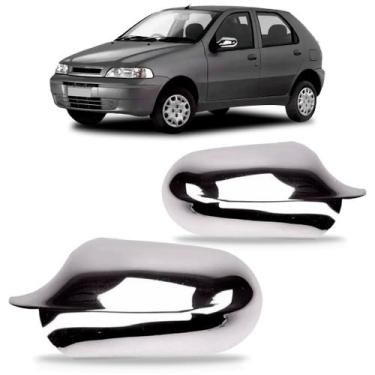 Imagem de Par Capa Retrovisor Palio 2001 2002 2003 2004 2005 Cromada - FLASH