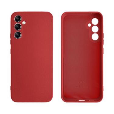 Imagem de Capinha com Proteção de Câmera Galaxy A34 Silicone com Interior Avelud